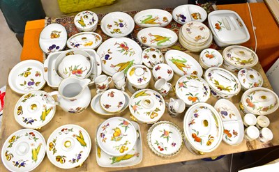 Lot 435 - ROYAL WORCESTER; seventy-six pieces of...