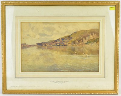 Lot 651 - GEORGE COCKRAM RI (1861-1950); watercolour 'A...