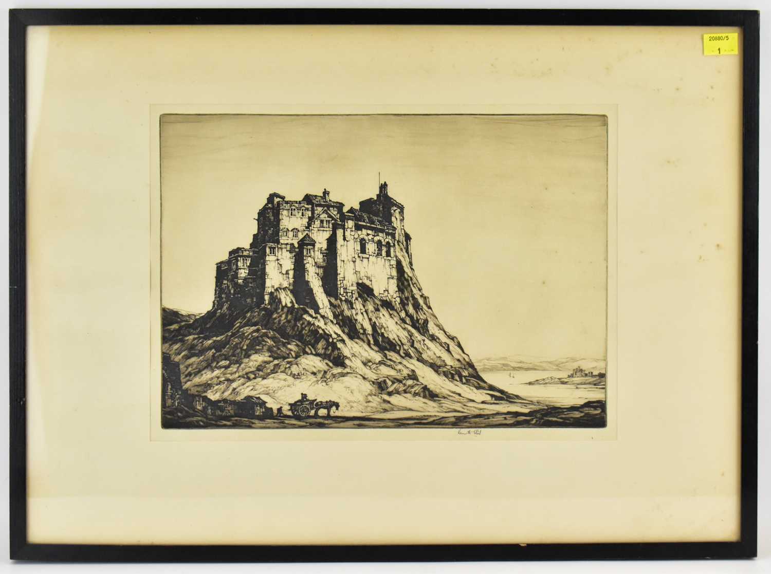 Lot 598 - KENNETH STEEL (1906-1973); a drypoint etching...