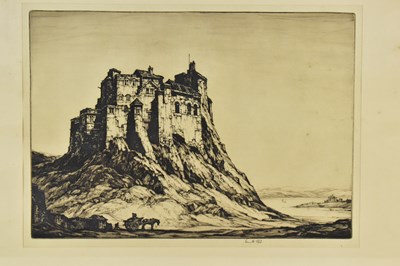 Lot 598 - KENNETH STEEL (1906-1973); a drypoint etching...