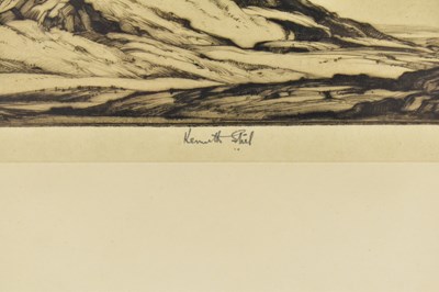 Lot 598 - KENNETH STEEL (1906-1973); a drypoint etching...