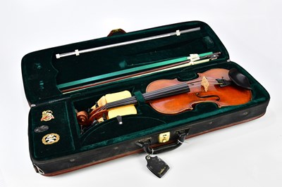 Lot 1234 - A full size 'Artist Apollo' violin, Style 8,...