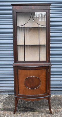 Lot 45 - An early 20th century mahogany display cabinet...