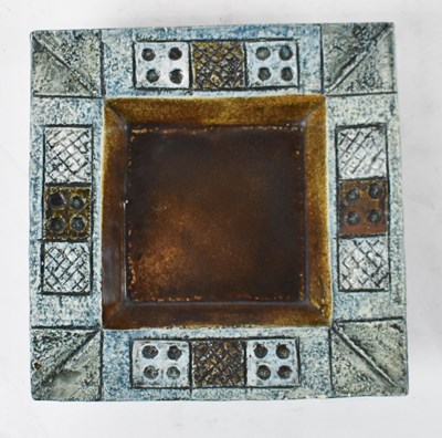 Lot 446 - TROIKA; a square dish with decorator's mark...