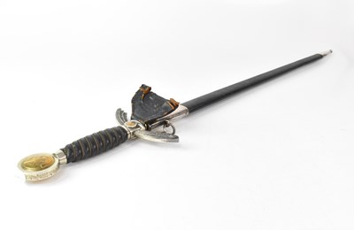 Lot 586 - A WWII period German Luftwaffe dress sword by...