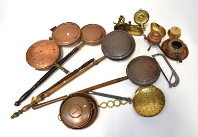 Lot 345 - A large collection of metalware to include...