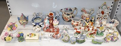 Lot 444 - A mixed lot of ceramics including several...