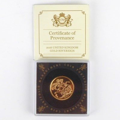 Lot 876 - An Elizabeth II sovereign 2016, George and...