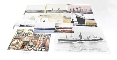 Lot 311 - Various maritime related photographs and...