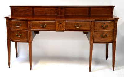 Lot 73 - A Regency mahogany crossbanded and satinwood...