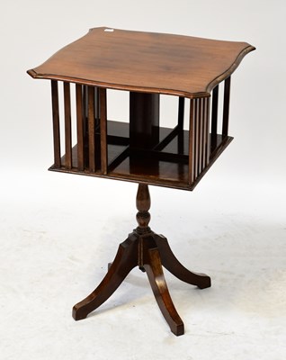 Lot 46 - An early 20th century mahogany revolving...