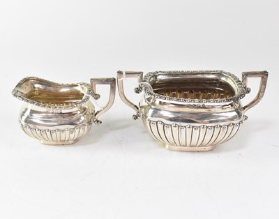 Lot 789 - A Victorian hallmarked silver matching...