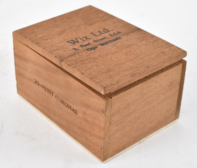 Lot 212 - WIX LTD; a box of twenty Petit Coronas cigars.