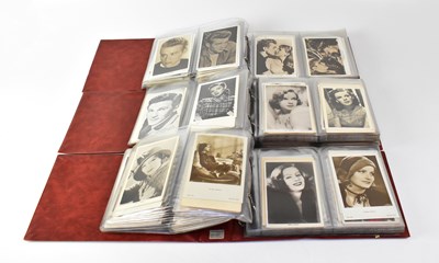 Lot 742 - Three folders containing photographs of...