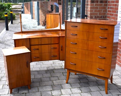 Lot 7 - WRIGHTON; a three-piece bedroom suite...