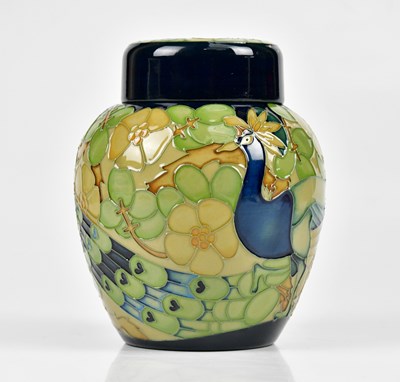 Lot 98 - NICOLA SLANEY FOR MOORCROFT; a ginger jar and...