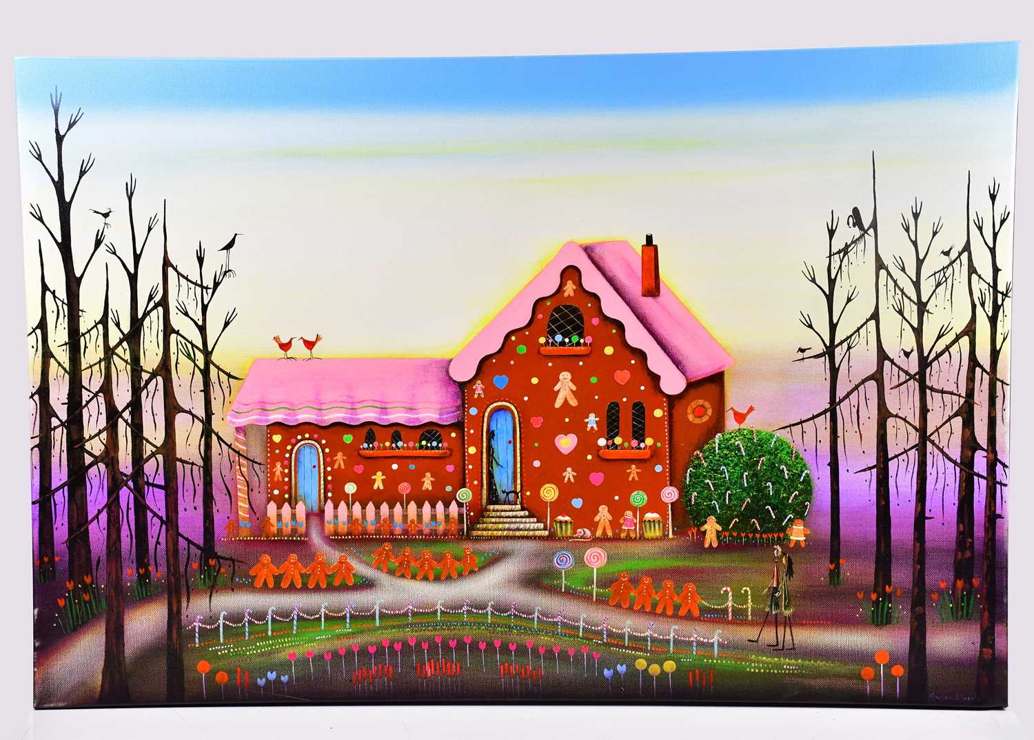 Lot 276 - SUSAN LINCOLN; oil on canvas, 'The Gingerbread...