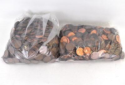 Lot 938 - A large quantity of post-Victorian pennies and...