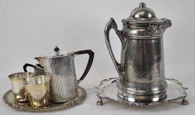 Lot 609 - A large Reed & Barton silver plated insulated...