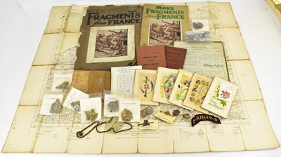 Lot 528 - Various WWI and other British military...