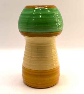 Lot 418 - SHELLEY; a 990 pattern mushroom vase with...