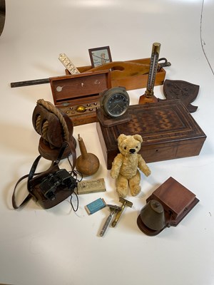 Lot 48 - Assorted items to include a teddy bear, a...