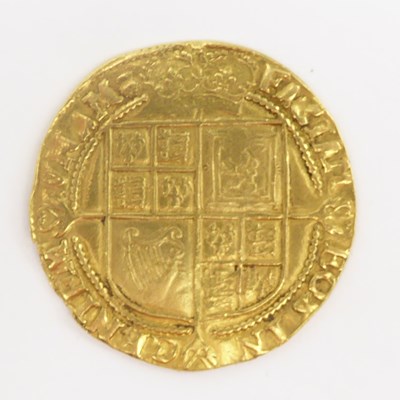 Lot 847 - A James I (1603-1625) third coinage, laurel...