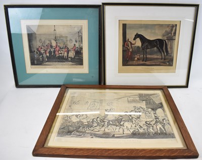 Lot 175 - Three 19th century engravings 'Scene in a...