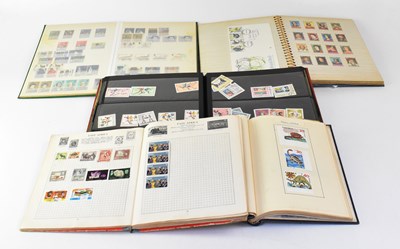 Lot 753 - Five mid-20th century stamp albums, to include...