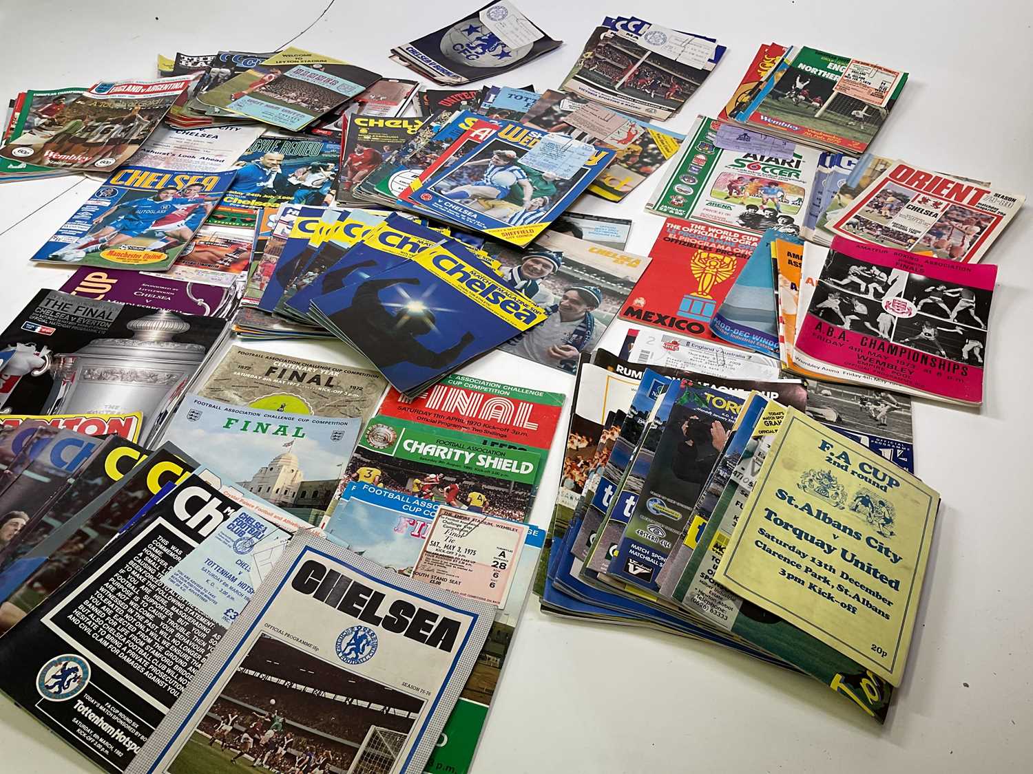 Sporting Programmes Lot 2075 - A large collection of sporting programmes,