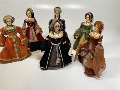 Lot 155 - A collection of hand made dolls, comprising...