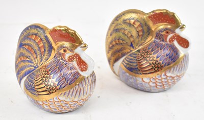 Lot 436 - A pair of modern Imari decorated figures of...