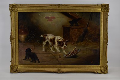 Lot 614 - FRANK WORMALD CASSELL (British 1862-1908); oil...