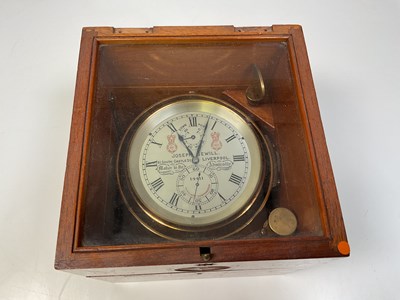 Lot 1 - JOSEPH SEWILL; a two-day marine chronometer no....