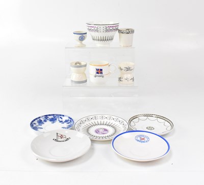 Lot 303 - A collection of Shipping line ceramics...