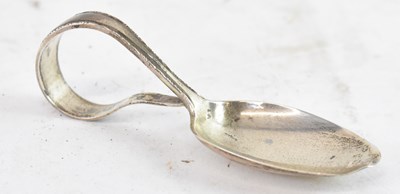 Lot 666 - A George V hallmarked silver baby feeding...