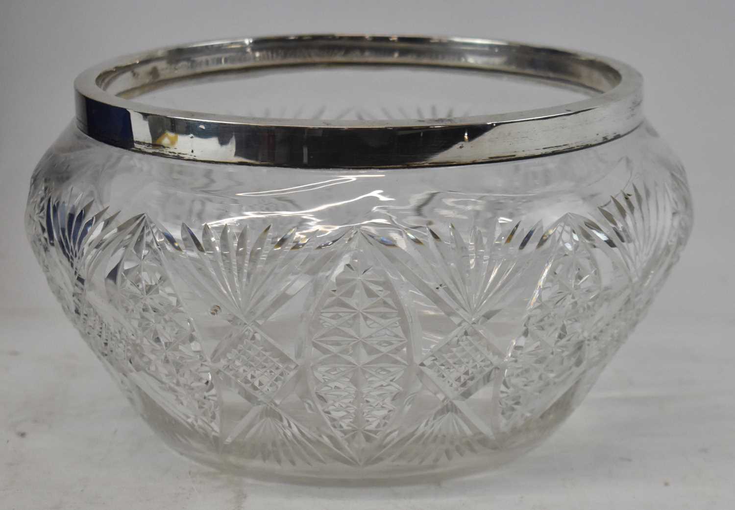 Lot 652 - JOHN GRINSELL & SONS; a cut glass bowl with...