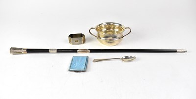 Lot 778 - A small mixed lot of hallmarked silver items...