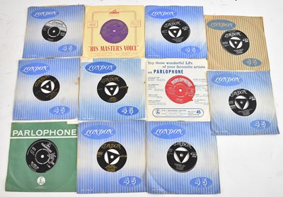 Lot 371 - Eleven rock and roll related singles,...