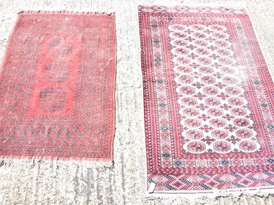 Lot 102 - A hand knotted woollen Persian rug, 185 x...