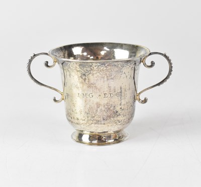 Lot 770 - A George III Guernsey silver twin-handled...