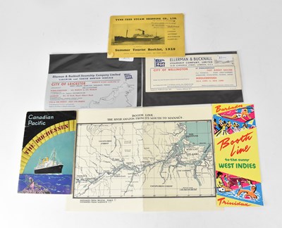 Lot 312 - Various ephemera relating to shipping lines...