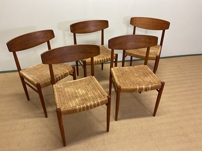 Lot 409 - AM MOBLER; a set of five mid 20th century...