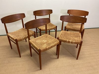 Lot 409 - AM MOBLER; a set of five mid 20th century...