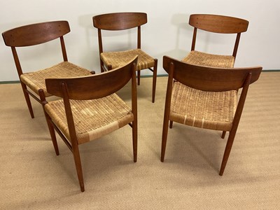 Lot 409 - AM MOBLER; a set of five mid 20th century...