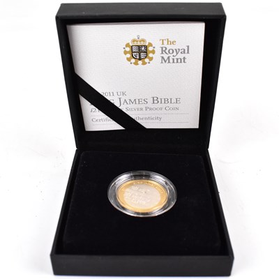 Lot 966 - THE ROYAL MINT; 'The 2011 UK King James Bible...