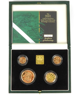 Lot 820 - THE ROYAL MINT; 'The 2001 United Kingdom Gold...