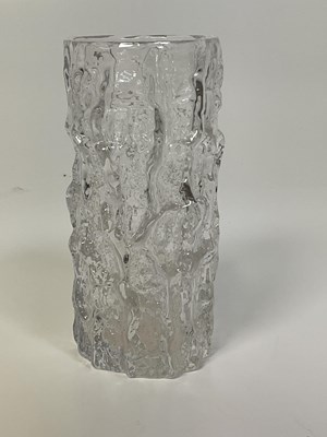 Lot 214 - WHITEFRIARS; a clear Bark vase, and other bark...