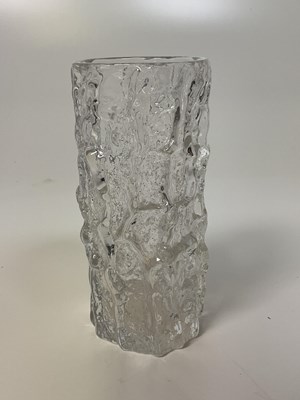 Lot 214 - WHITEFRIARS; a clear Bark vase, and other bark...