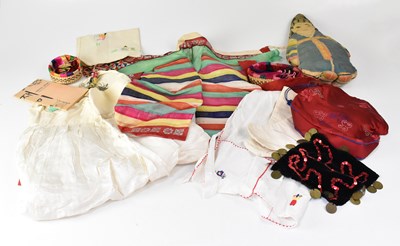 Lot 351 - A Romani Gypsy outfit and a small quantity of...